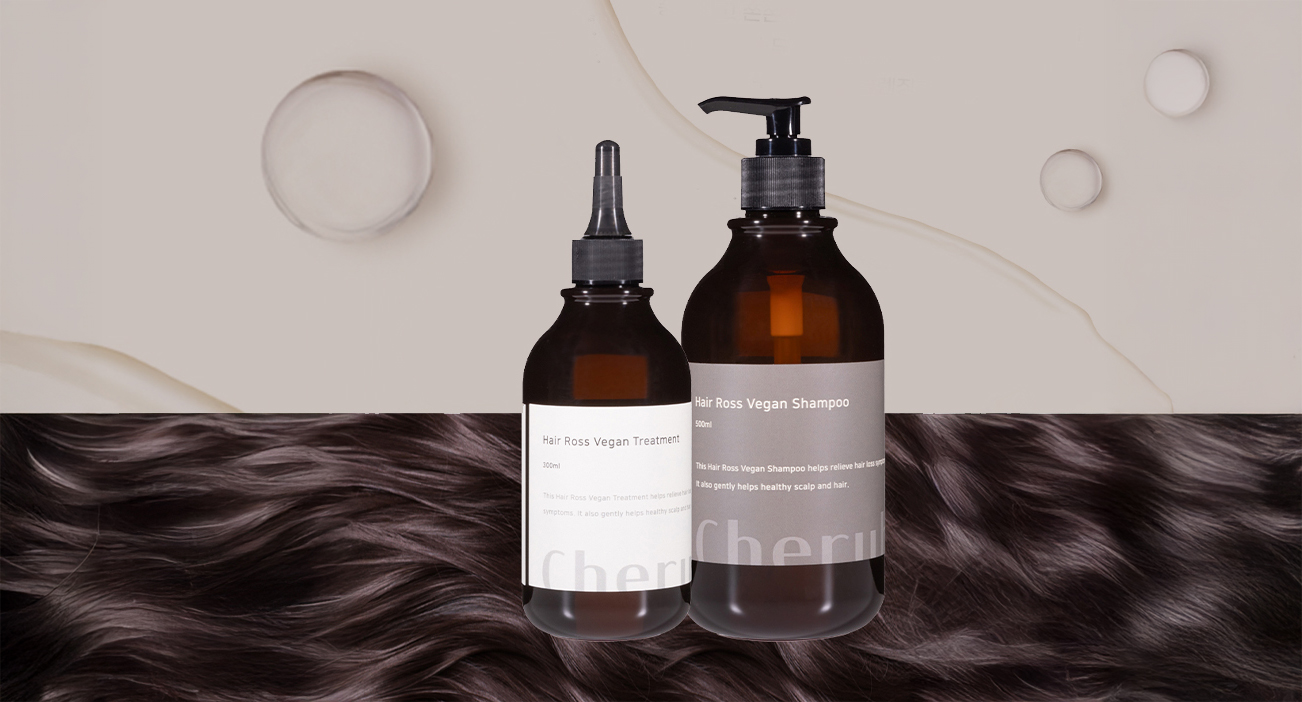 CHERUBIC Hair-Loss Vegan Shampoo + Vegan Treatment